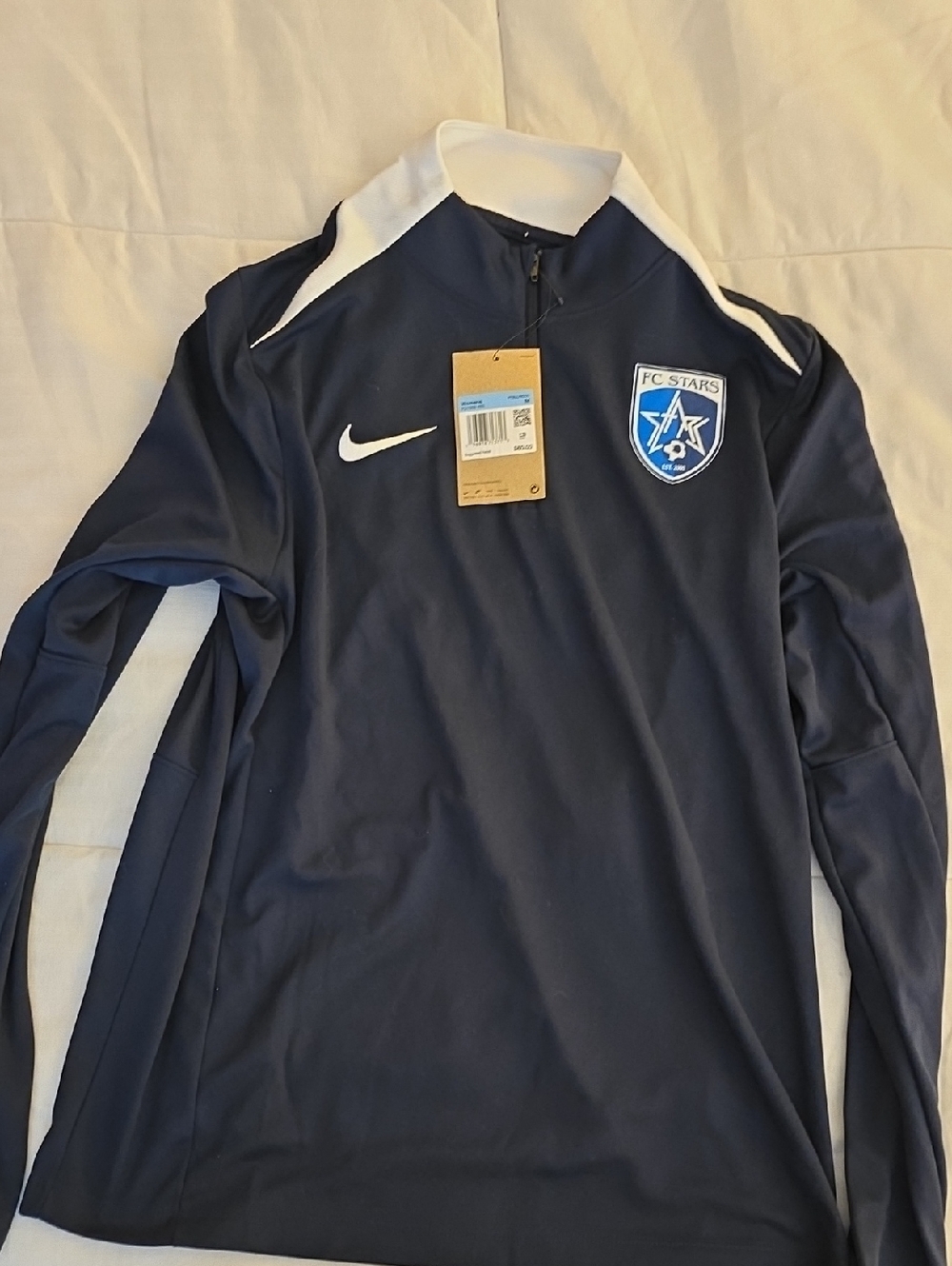 Nike Navy and White FC Stars Training Top